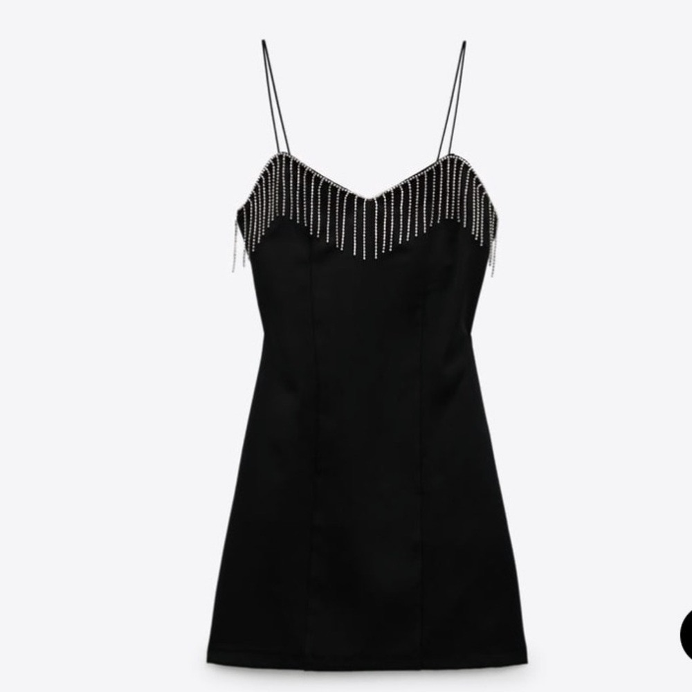 ZARA Fringed Mini Dress